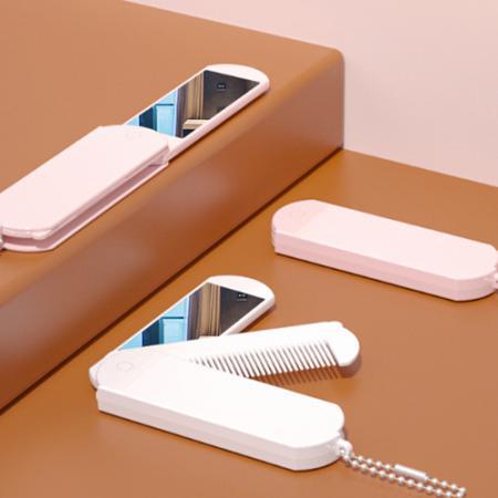 전도용 홍보물 추천 로페리아 휴대용 접이식 빗 거울