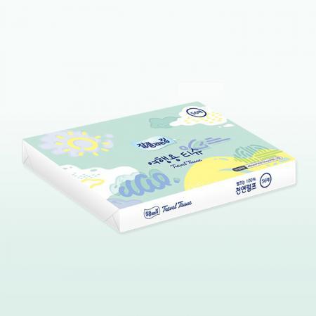배달 전문점 홍보물 미래생활 잘풀리는집 여행용 미용티슈 56매