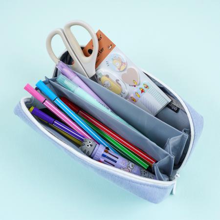 고등학교 홍보물 파스텔 3단 펜파우치 대용량필통