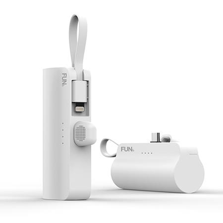 배달 전문점 판촉물로 제격인 펀닷 5,000mAh 원통형 보조배터리 추천