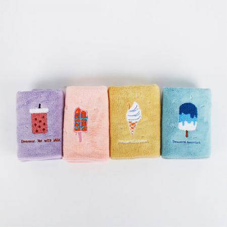 4위. 로페리아 산호양털 디저트 자수 타올