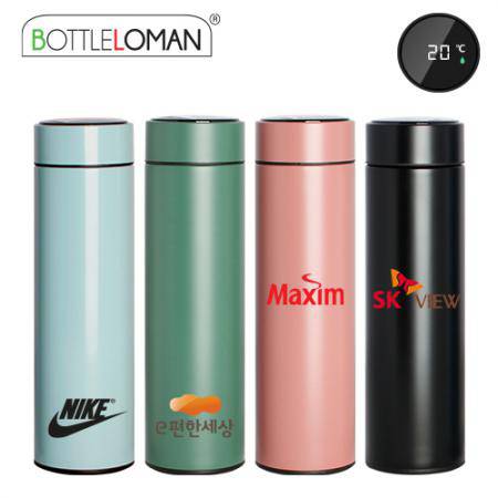 [보틀로만] LED온도계 텀블러 500ml